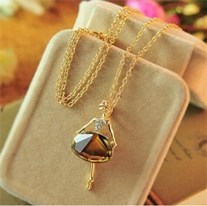 Ballet Girl Necklace